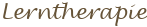 Lerntherapie